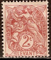 France - Offices in Turkey; 1902: Sc. # 22: */MH Single Stamp