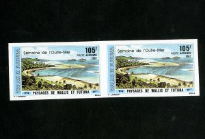 Wallis Et Futuna Stamps # C116 XF Imperf Pair OG NH