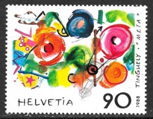 SWITZERLAND 1988 Art Issue Sc 828 MNH