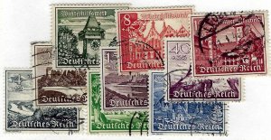 Germany SC B160-B168 Used F-VF. hrs SCV$27.00..!!