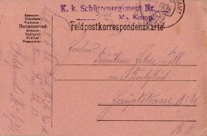 Austria Soldier's Free Mail 1918 K. und K. Feldpostamt 474 Feldpostcard to Bo...