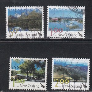 New Zealand # 1861-1863, 1864, Tourism views, Used, 1/3 Cat.