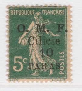 France French Occupation Turkey CILICIE Type G 1920 10pa on 5c MH* A25P43F19361-