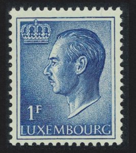 Luxembourg Grand Duke Jean 1f. blue Normal paper 1965 MNH SG#759 MI#711x