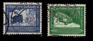 Germany - #C59 -C60 Hindenburg set/2 -Used