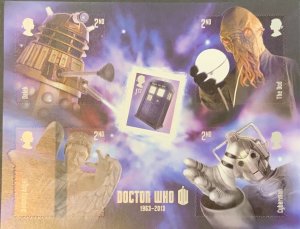 GREAT BRITAIN MINIATURE SHEET 2013 DR.WHO SGMS3451  MNH