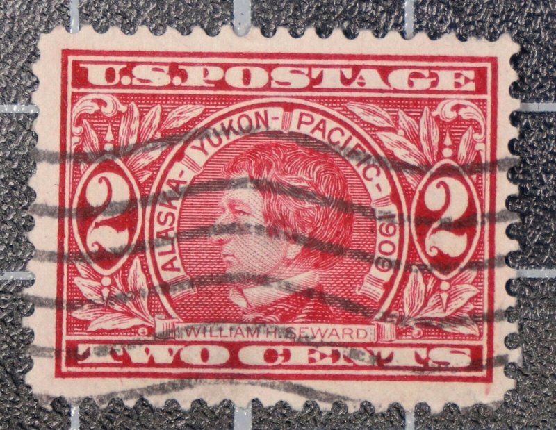 Scott 370 2 Cents Seward Used Nice Stamp SCV $2.00