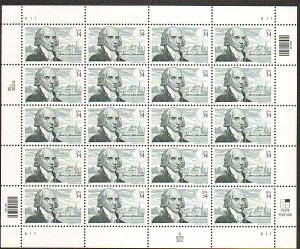 US #3545 Mint Sheet James Madison 