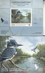 Canada MNH QUEBEC Wildlife Conservation 2020  WWF overprint  DQ100