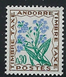 French Andorra J50 MNH 1964 issue (an6136)