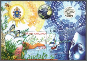 VATICAN CITY 2020 Earth Day S/S; Scott 1739; MNH