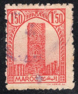 FRENCH MOROCCO SCOTT 187