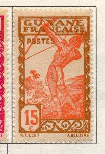 French Guiana 1929 Early Issue Fine Mint Hinged 15c. 177931