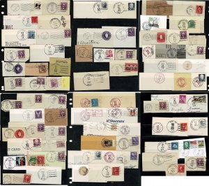 USA big collection of Arizona postmarks