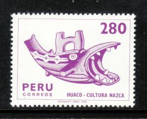 Peru Fish Pottery 749B MNH 