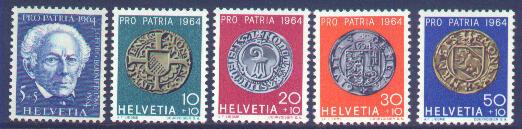 Switzerland #B334-8 MNH Set