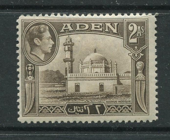 ADEN - Scott 20 - KGVI Definitive Issue - 1938 - MVLH - Single 2a Stamps