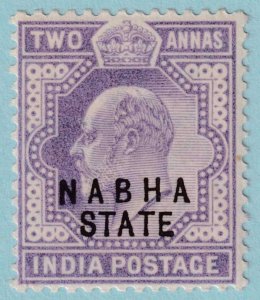 NABHA 30 MINT HINGED OG*  NO FAULTS VERY FINE! OHA