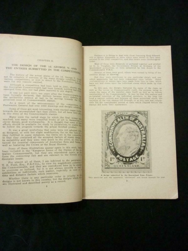 COMMONWEALTH OF AUSTRALIA THE LINE ENGRAVED ISSUES 1914 by MAJOR H DORMER LEGGE