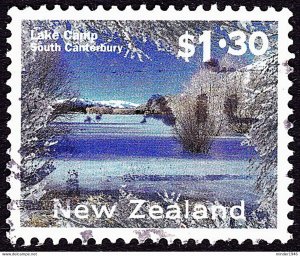 NEW ZEALAND 2000 QEII $1.30 Multicoloured, Scenery-Lake Cam SG2340 FU