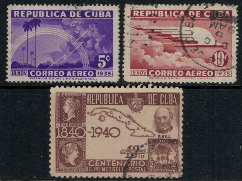 Cuba #C22-3,32  CV $4.60