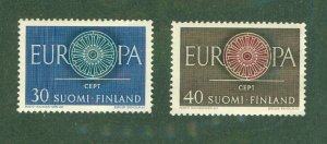 FINLAND 376-7 MNH BIN $1.70