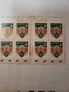 Canada Stamp 2210 Higher Learning University of Saskatchewan. BK349 Pane of 8