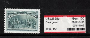 USA #2628b Mint Superb Never Hinged With Graded 100 Certificate 