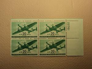 USPS Scott C29 20c Air Mail Transport Plane 1941 Mint NH ...