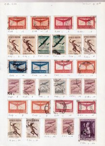 ARGENTINA 1940s/50s Airmail M&U on Pages(Apx 180 Items) BR 513