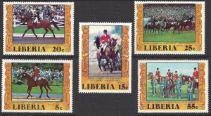 1977 Liberia 1032-1036 1976 Olympic Games in Montreal 7,50 €