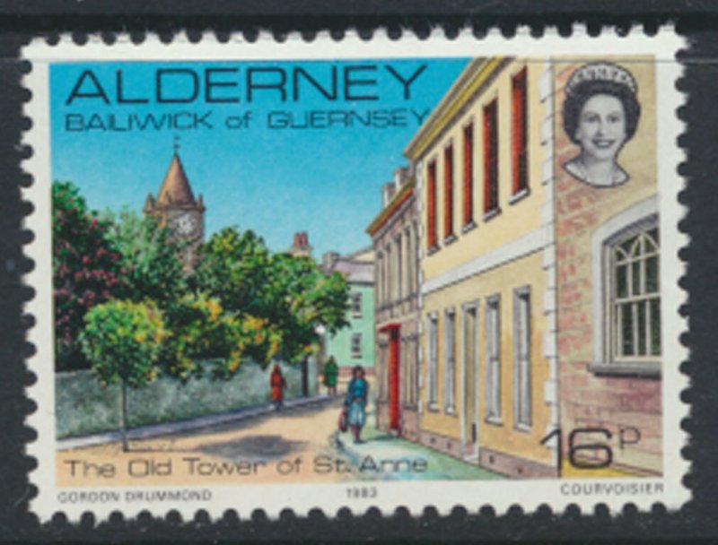 Alderney  SG A10  SC# 10 1983 Definitive  Tower  MNH  see scan