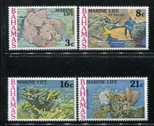 Bahamas 406-409, MNH Marine Life,1977. x29357