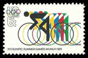 PCBstamps   US #1460 6c Olympics-Bicycling, MNH, (10)