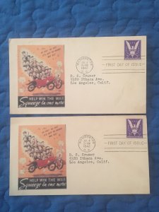 2 WIN THE WAR 905 FDC