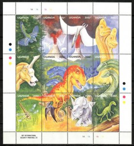 Uganda Stamp 1325  - Dinosaurs