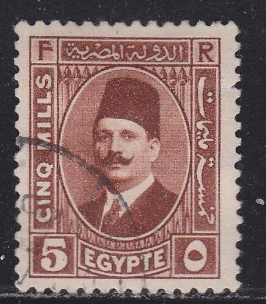 Egypt 135 King Fuad 1929