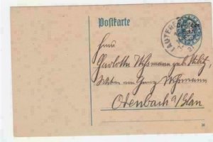 Germany  Lauterecken 1921  postal stationary stamps card R21255