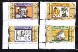 Norfolk Island 397-400 Set MNH Various