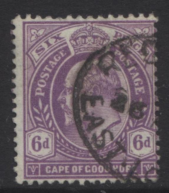 CAPE of GOOD HOPE - Scott 69 - KEVII -1903 - VFU - Single 6p Stamp3