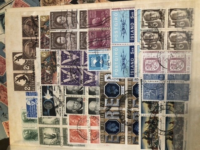 W.W Stamps In Stock Book + Some VERY OLD U.S Might Find Some Gems