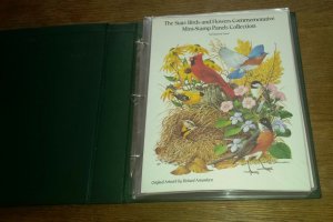 1982 State Birds & Flowers Commemorative Mint-Stamp Panels