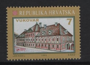 Croatia   #108  MNH  1992 Cities and landmarks  7d