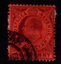 Gibraltar - #40 King Edward VII - Used