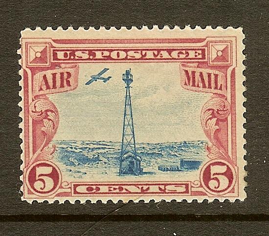 Scott #C11, 5c Beacon Airmail, Fine Centering, MH