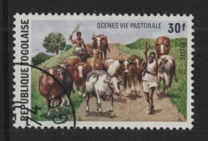 Togo   #890  cancelled 1974 domestic animals 30fr