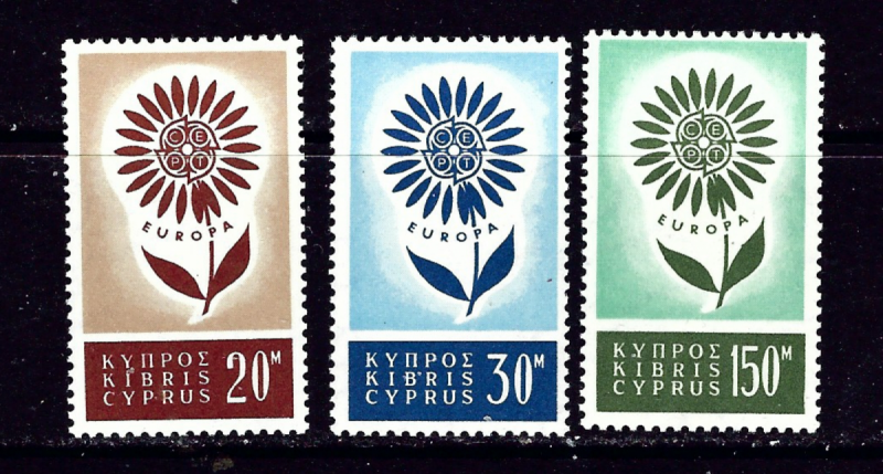 Cyprus 244-46 MNH 1964 Europa