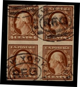 U.S. - 346 -  Block of 4 - Very Fine - Used