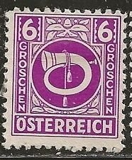 Austria ^  Scott # 4N5 - MH