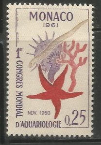 MONACO  480  MNH,  WORLD CONGRESS OF AQUARIOLOGY,